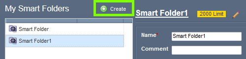 Create smart folders